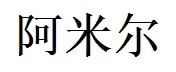 Amir English Name in Chinese Characters